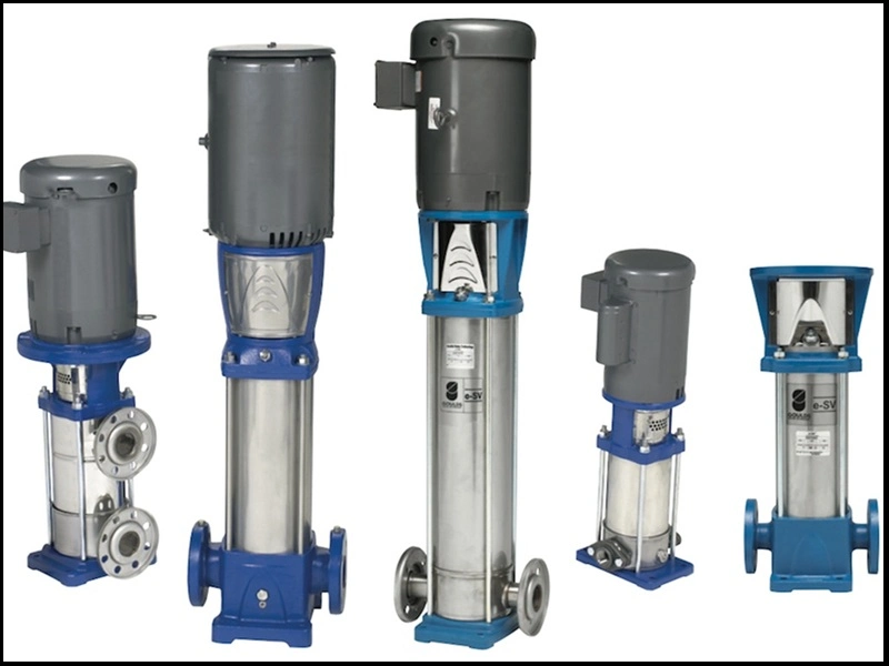 کاربردهای رایج پمپ طبقاتی عمودی یا افقی